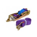 Ratchet Tie Down Straps with Hooker & Keeper - Image 2