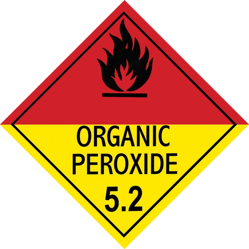 DGC5.2 Dangerous Goods Class 5.2 Organic Peroxide - Image 1
